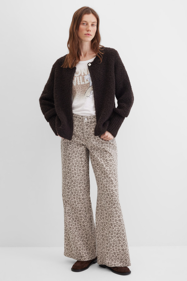 Кардиган с шерстью альпака