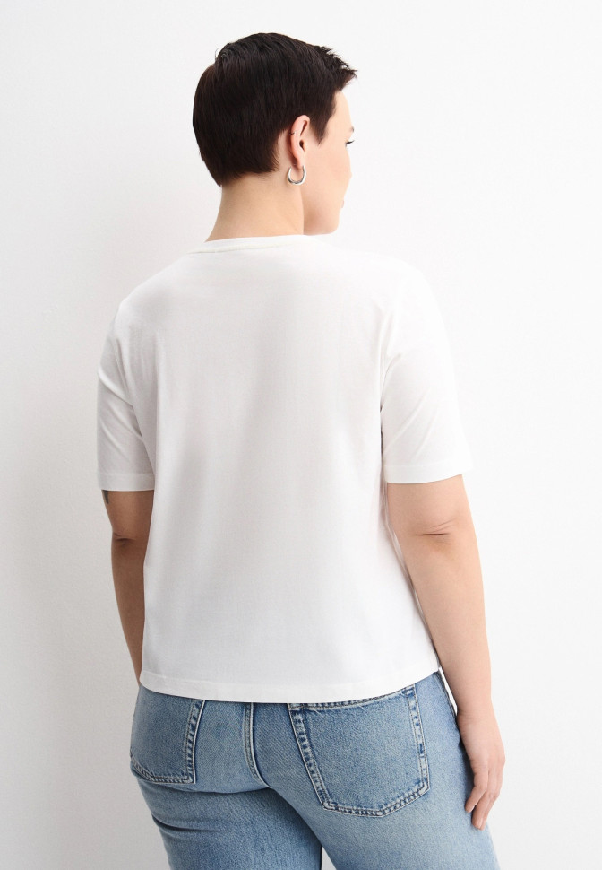 Футболка с принтом 