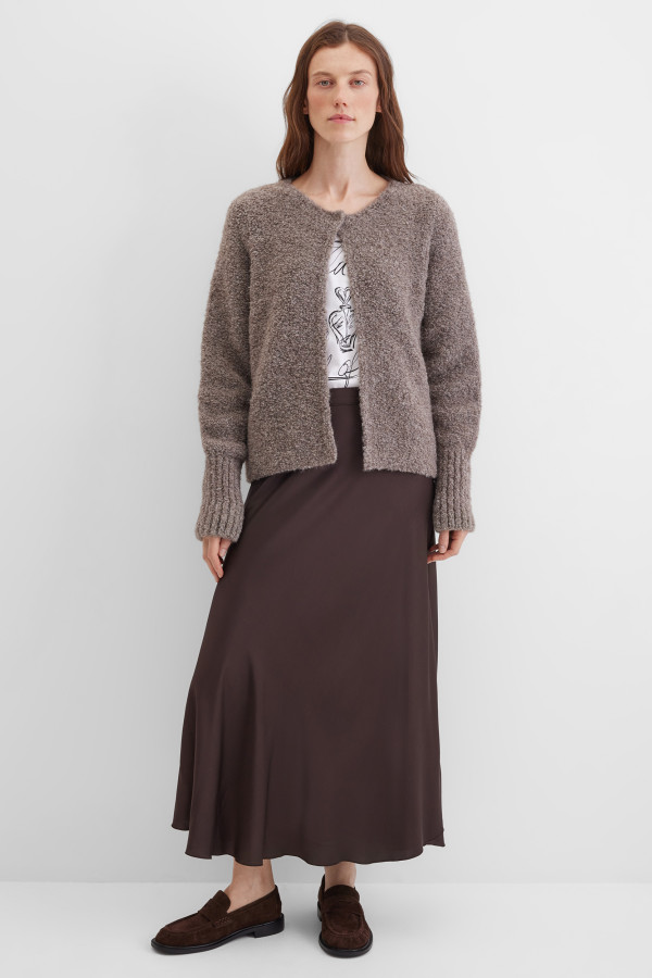 Кардиган с шерстью альпака