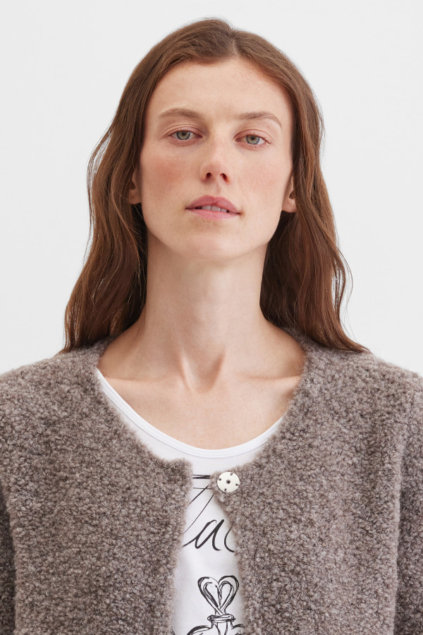 Кардиган с шерстью альпака