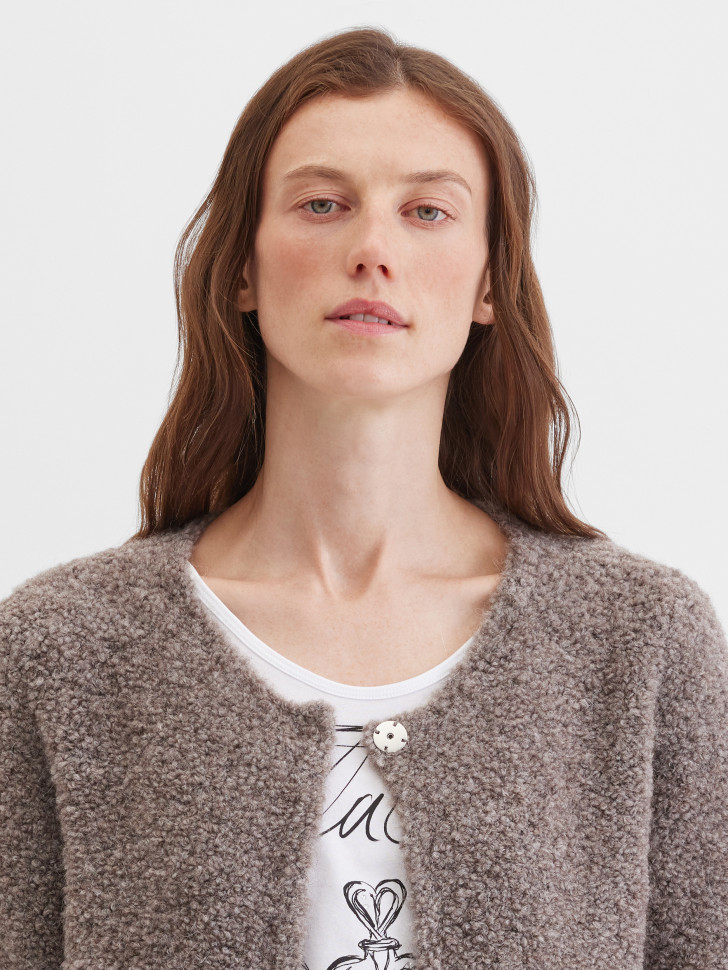 Кардиган с шерстью альпака