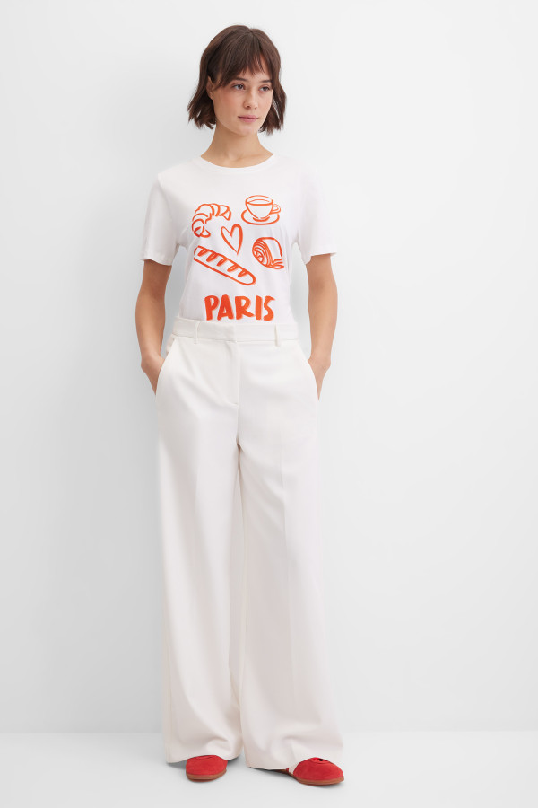 Брюки широкие