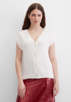 Жилет трикотажный на пуговицах