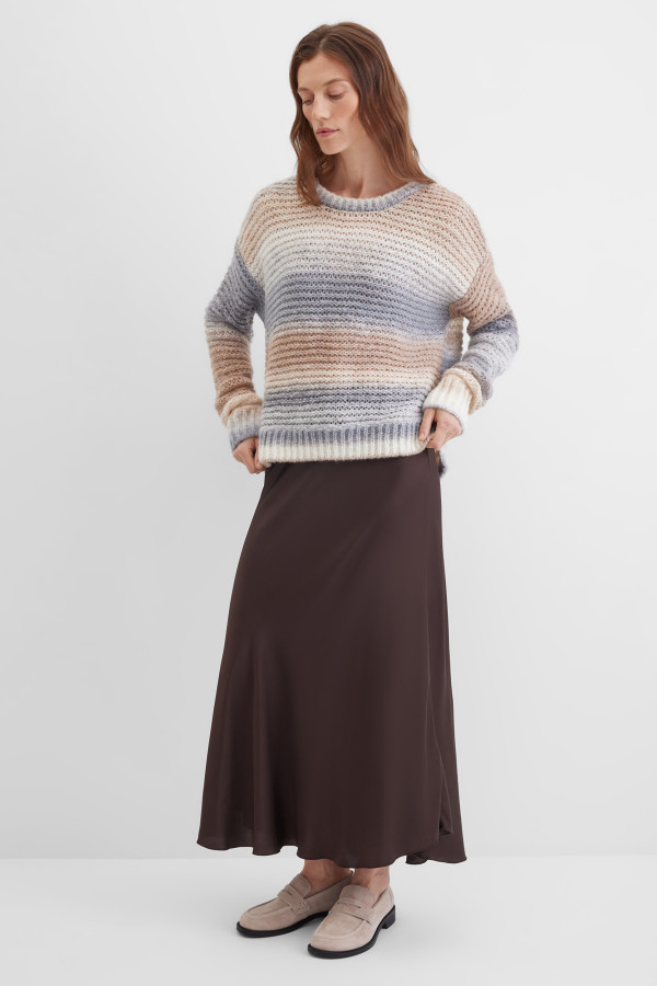 Джемпер фактурной вязки