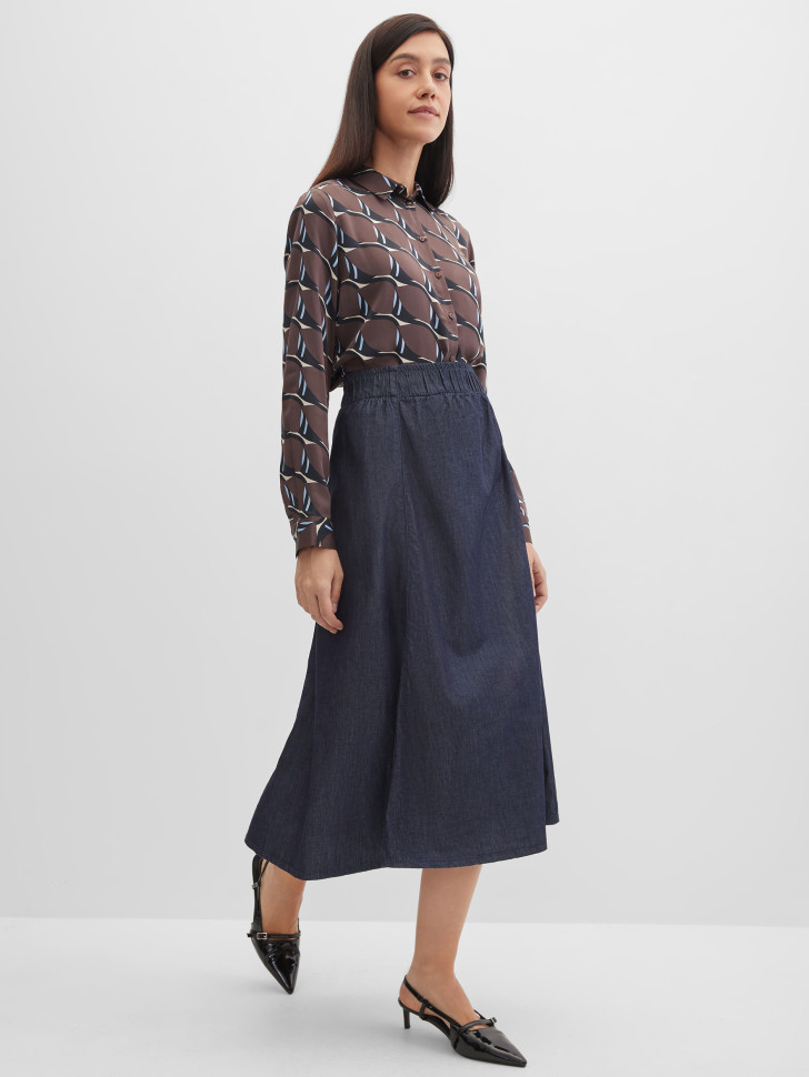 Юбка миди расклешенная