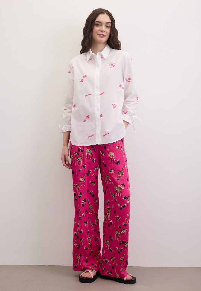 Рубашка с вышивкой