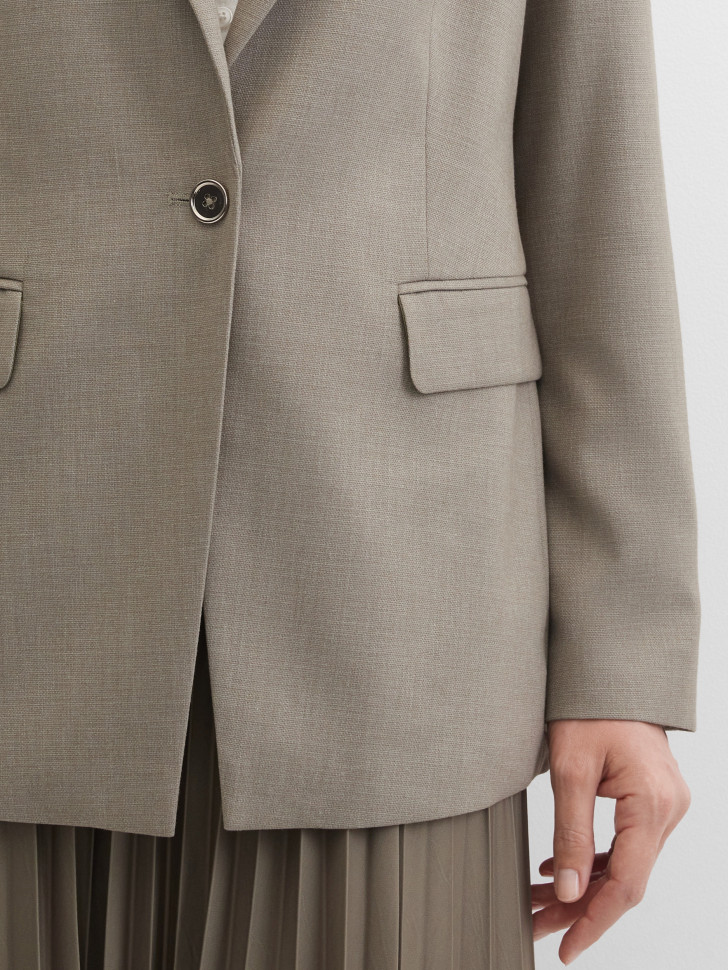 Жакет однобортный