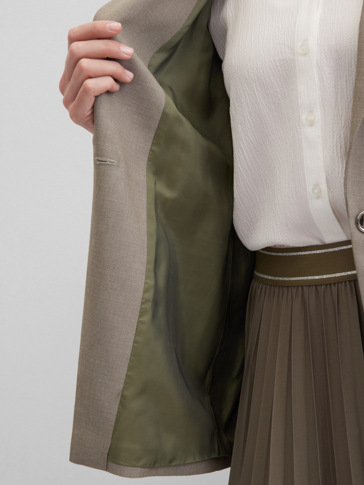 Жакет однобортный