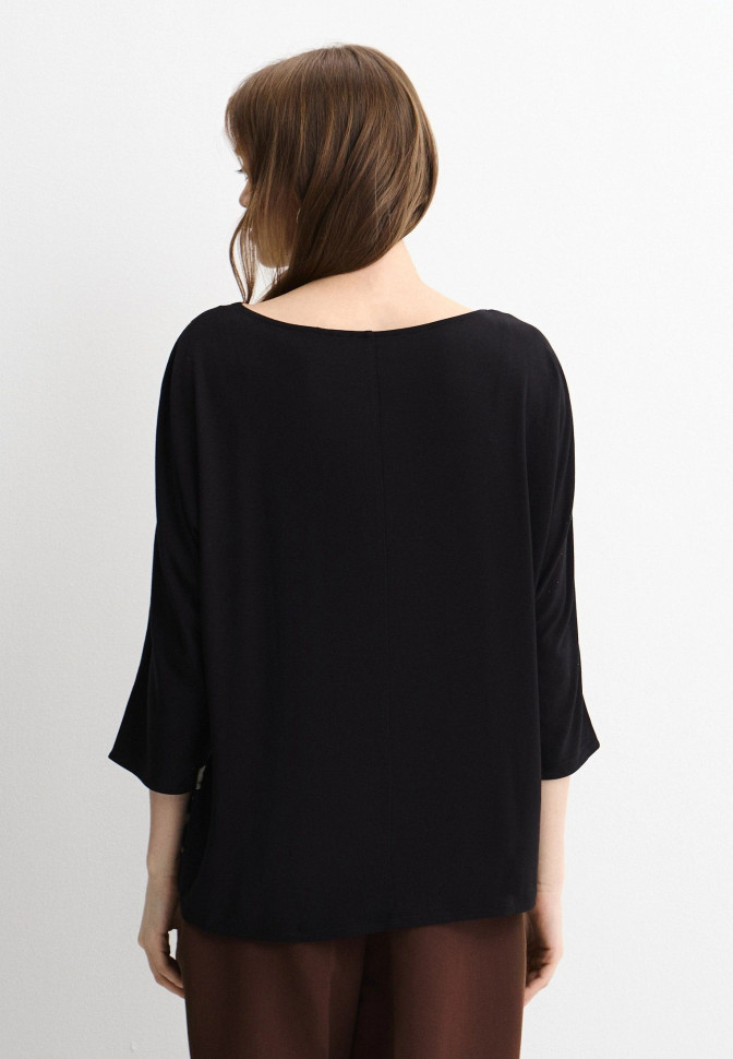 Лонгслив с леопардовым принтом