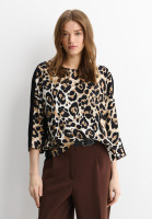 Лонгслив с леопардовым принтом