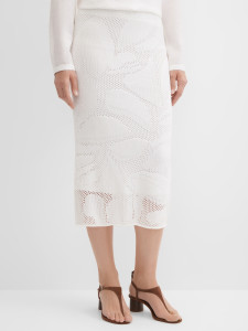Юбка миди трикотажная