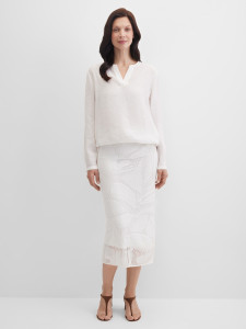 Юбка миди трикотажная