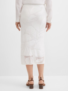 Юбка миди трикотажная