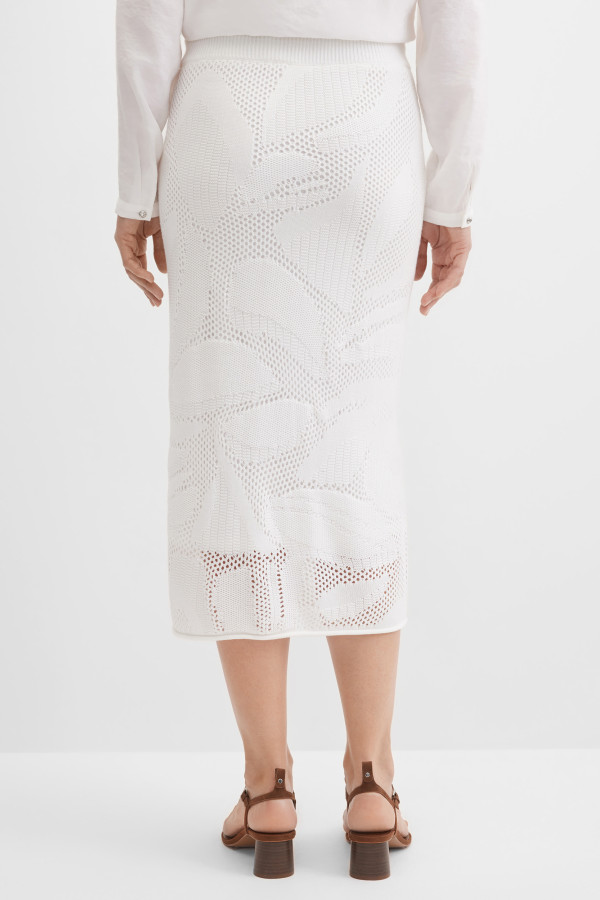 Юбка миди трикотажная