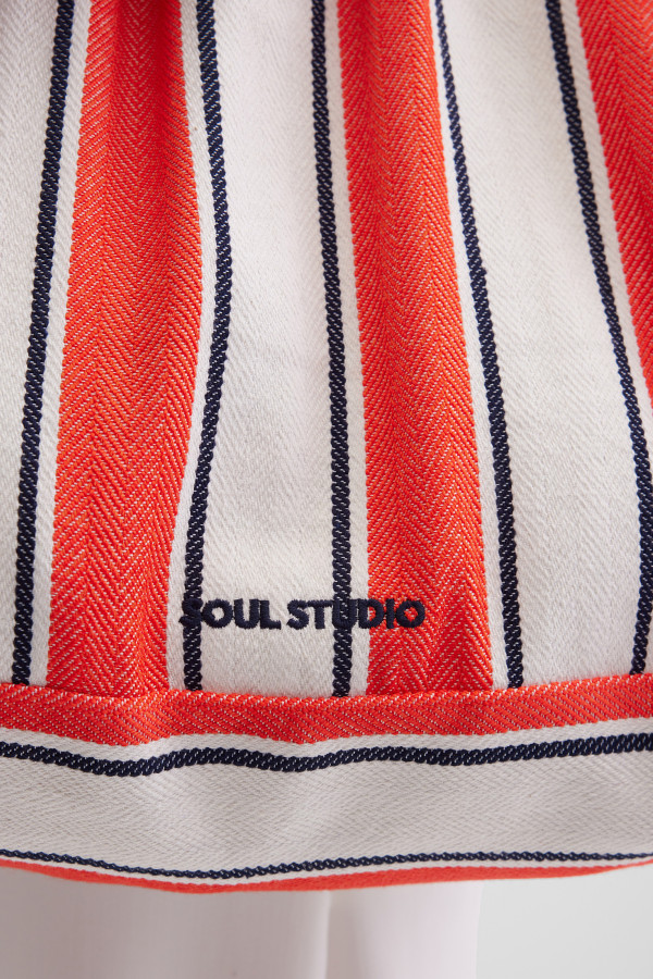 Сумка-шоппер в полоску