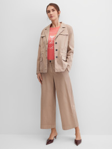 Жакет с накладными карманами