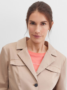 Жакет с накладными карманами