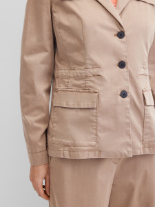 Жакет с накладными карманами