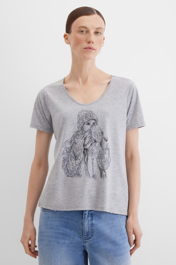 Футболка свободная