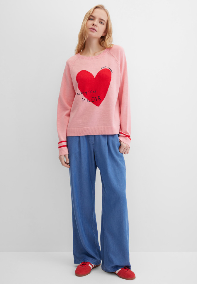 Джемпер свободный