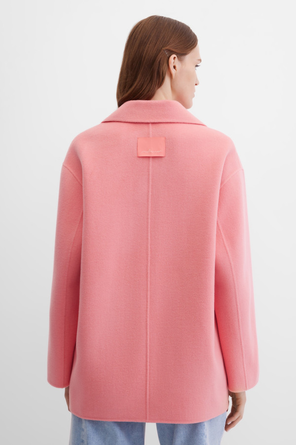 Пальто укороченное из шерсти