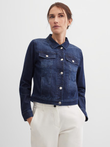 Куртка джинсовая с эффектом потертости