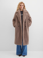 Шуба из эко меха