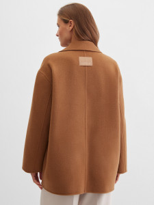 Пальто укороченное из шерсти