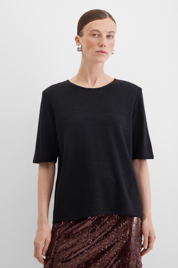 Джемпер с коротким рукавом