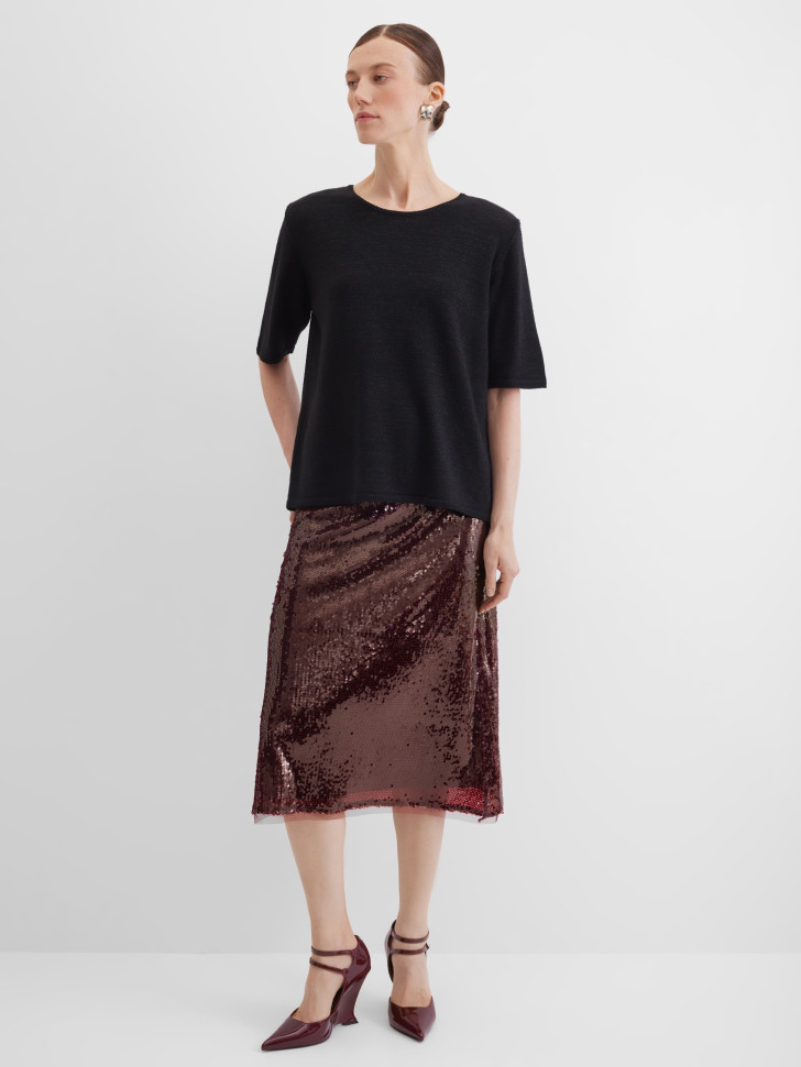 Джемпер с коротким рукавом