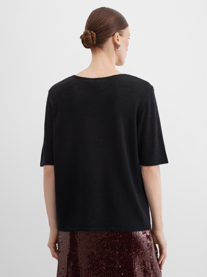 Джемпер с коротким рукавом