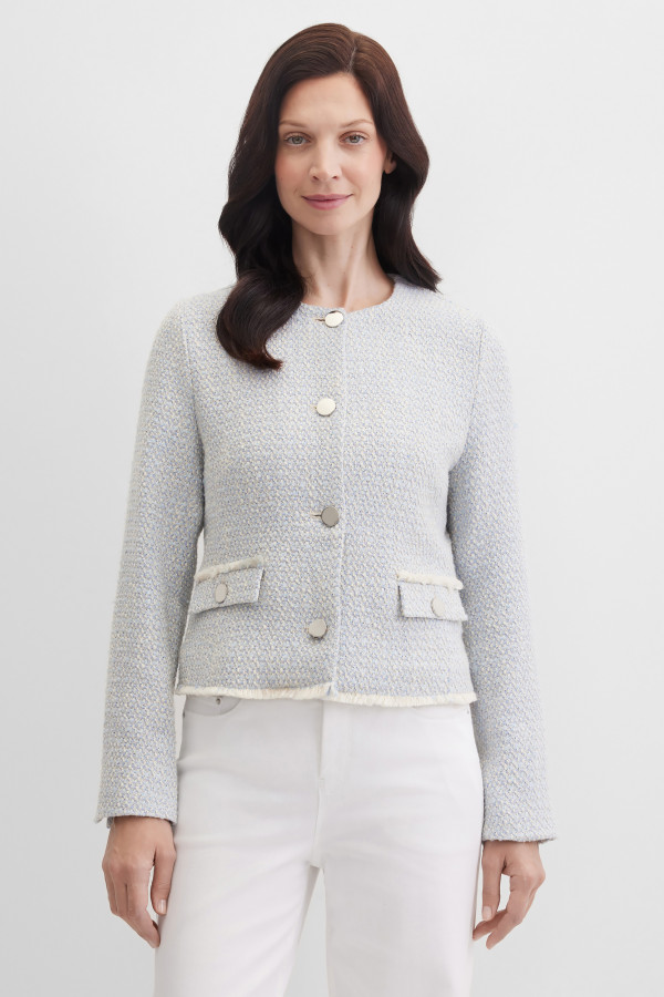 Жакет твидовый