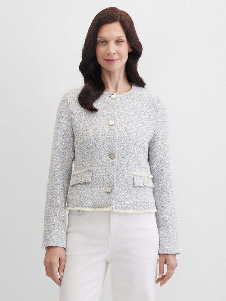 Жакет твидовый