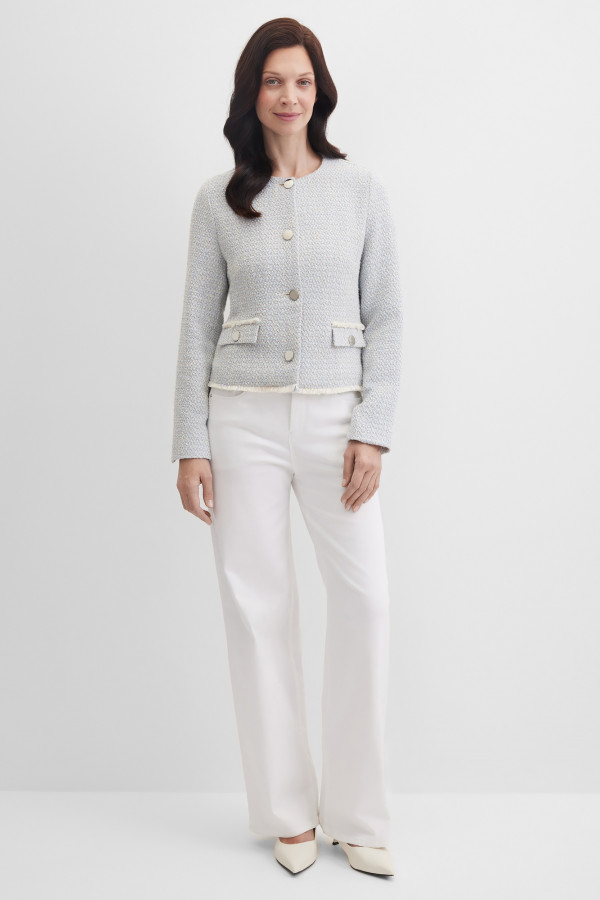 Жакет твидовый