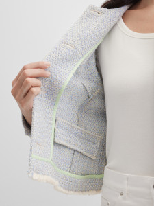 Жакет твидовый