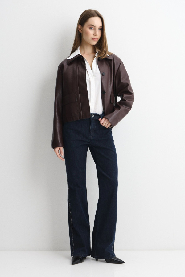 Джинсы прямого кроя