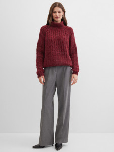 Свитер крупной вязки