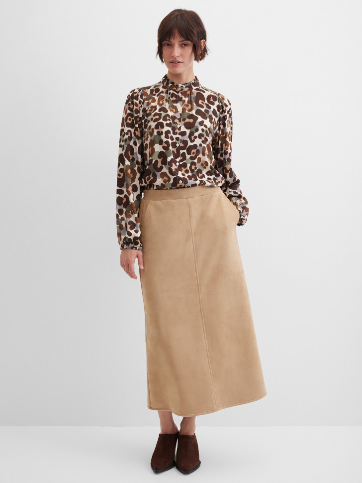 Блузка прямого кроя