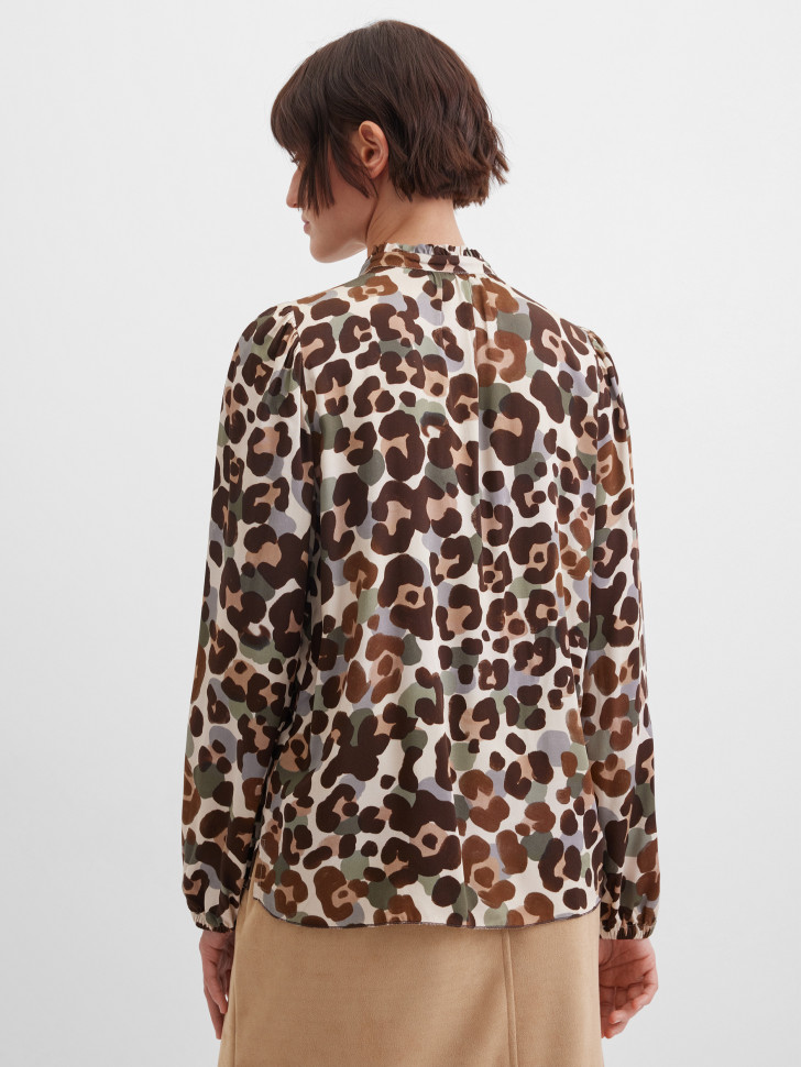 Блузка прямого кроя