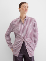 Блузка-рубашка в полоску