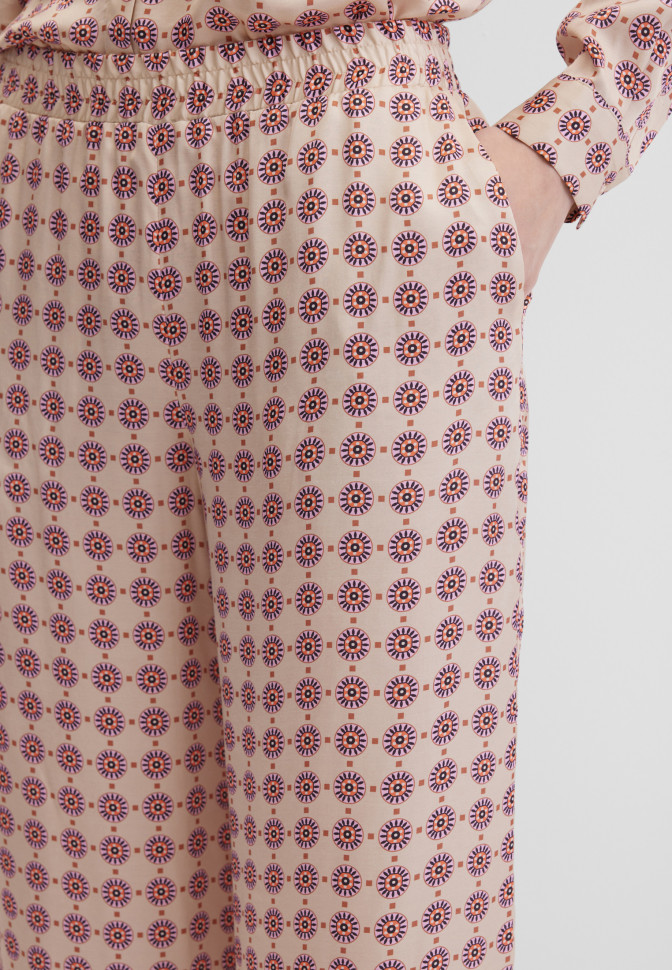 Брюки широкие