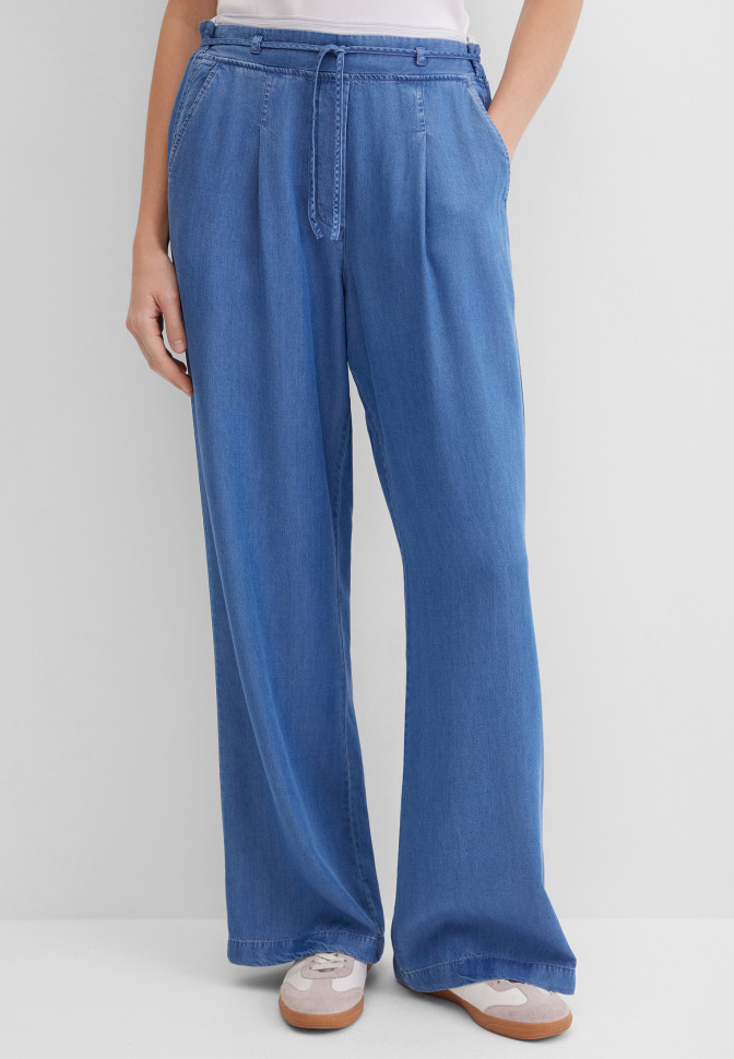 Брюки широкие