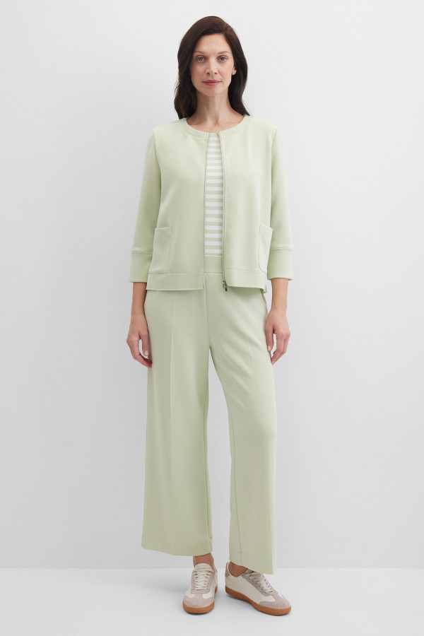 Жакет трикотажный на молнии