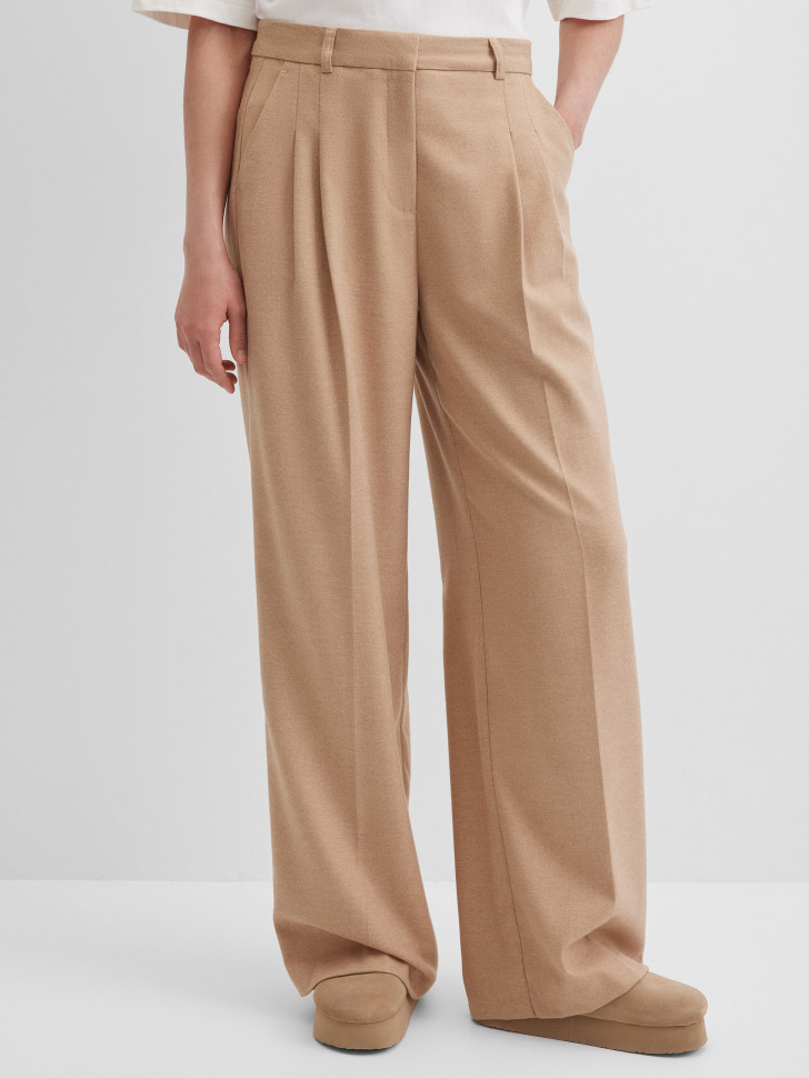 Брюки широкие