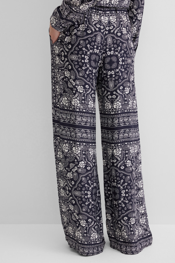 Брюки широкие