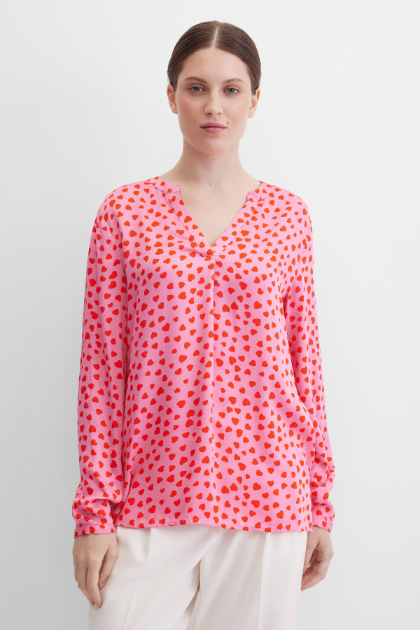 Блузка с длинным рукавом