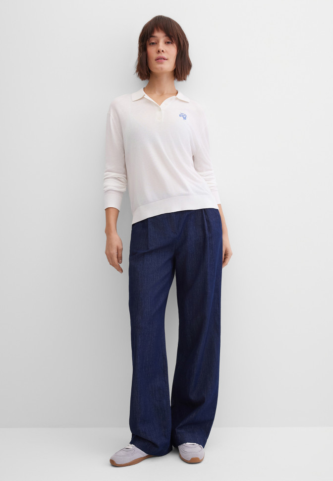 Джинсы широкие