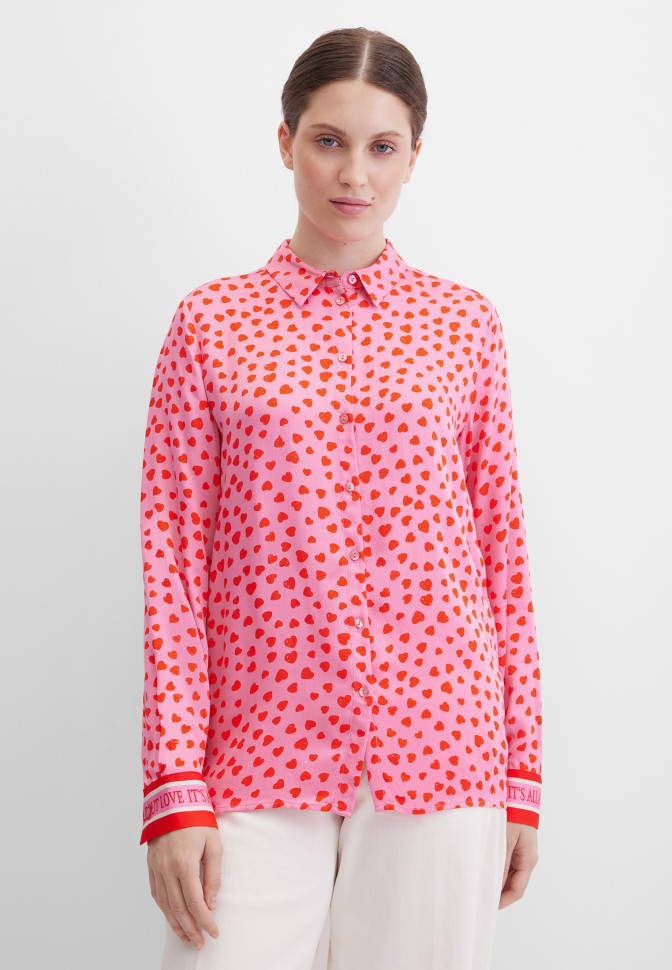 Блузка с длинным рукавом