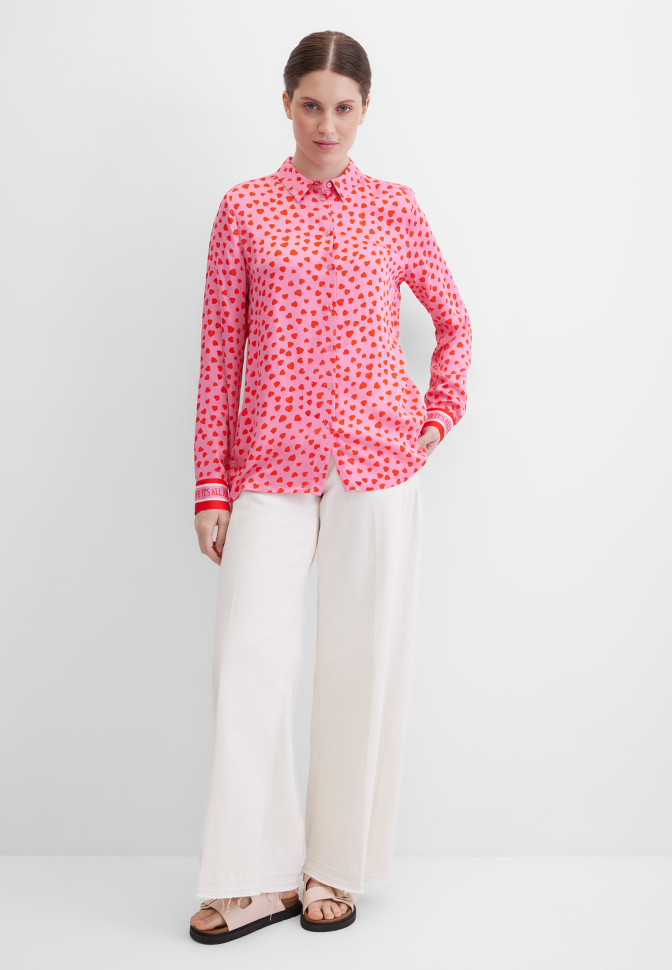 Блузка с длинным рукавом