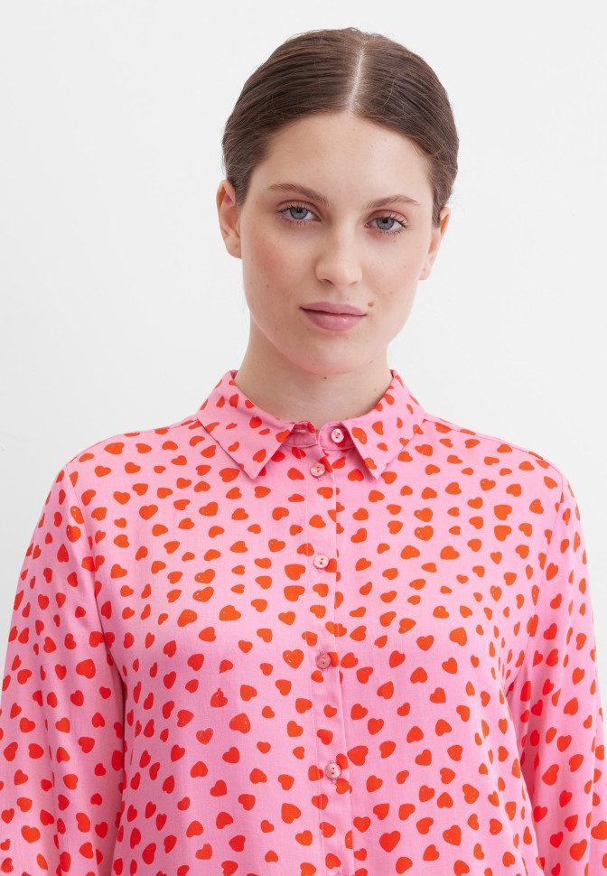 Блузка с длинным рукавом